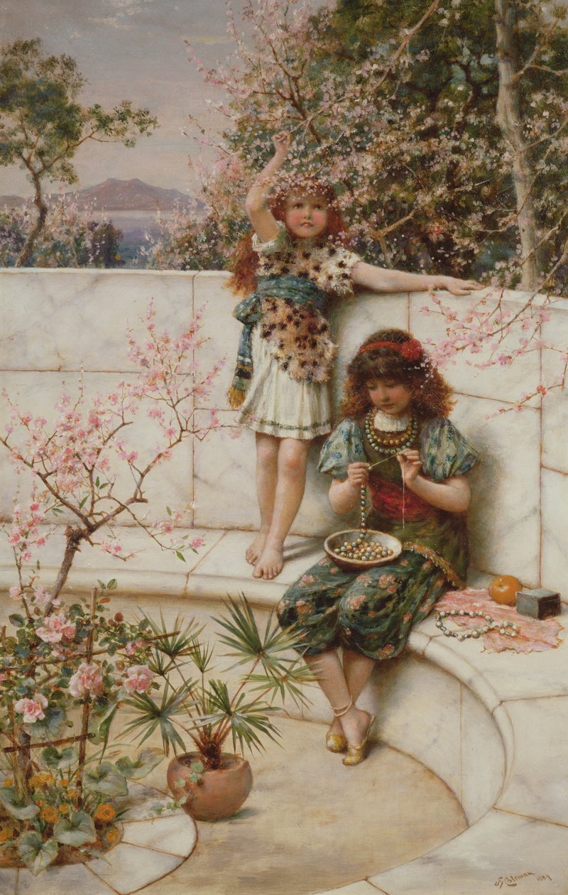 Tidlig forårsblomstring, 1889 af William Stephen Coleman