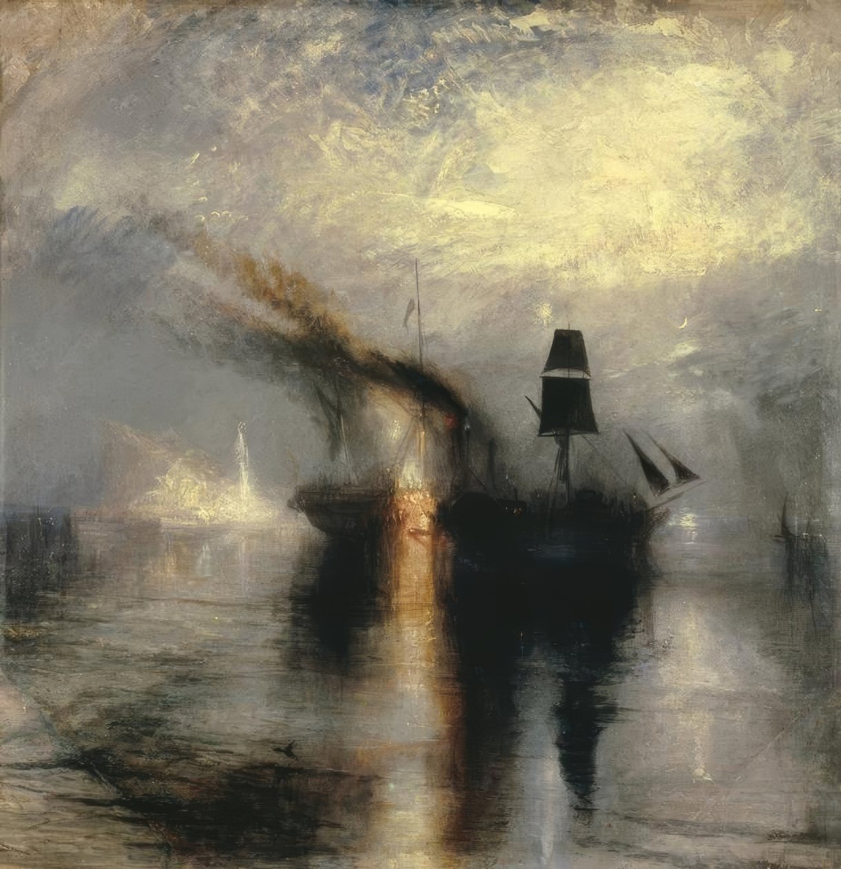 Fred - Begravelse til søs af Joseph Mallord William Turner