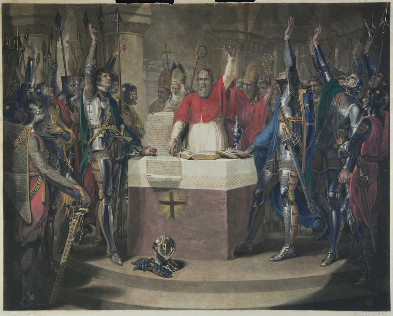 Charter om frihedsrettigheder, 1795 af William Martin