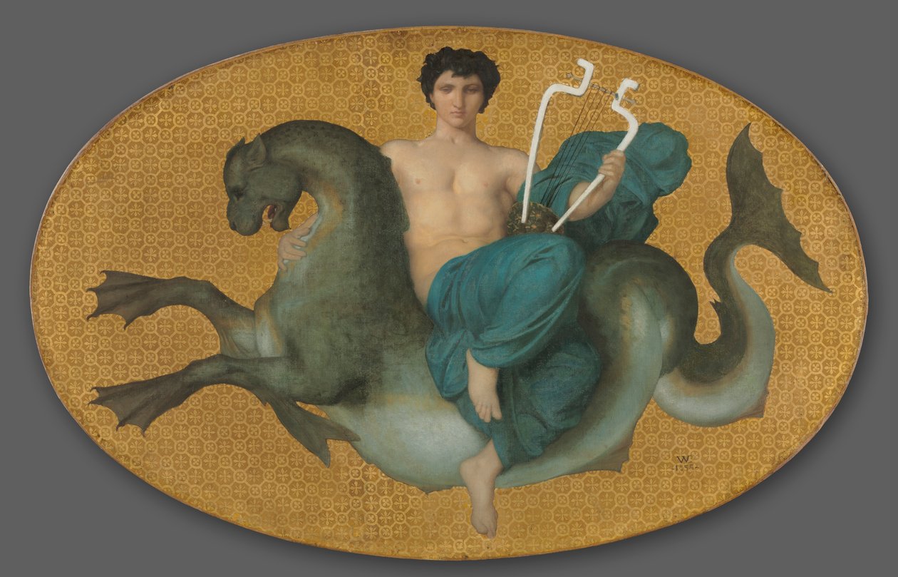 Arion på en søhest af William Adolphe Bouguereau