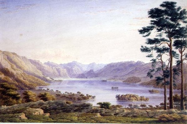Loch Garry, Invernesshire af Joseph Mallord William Turner