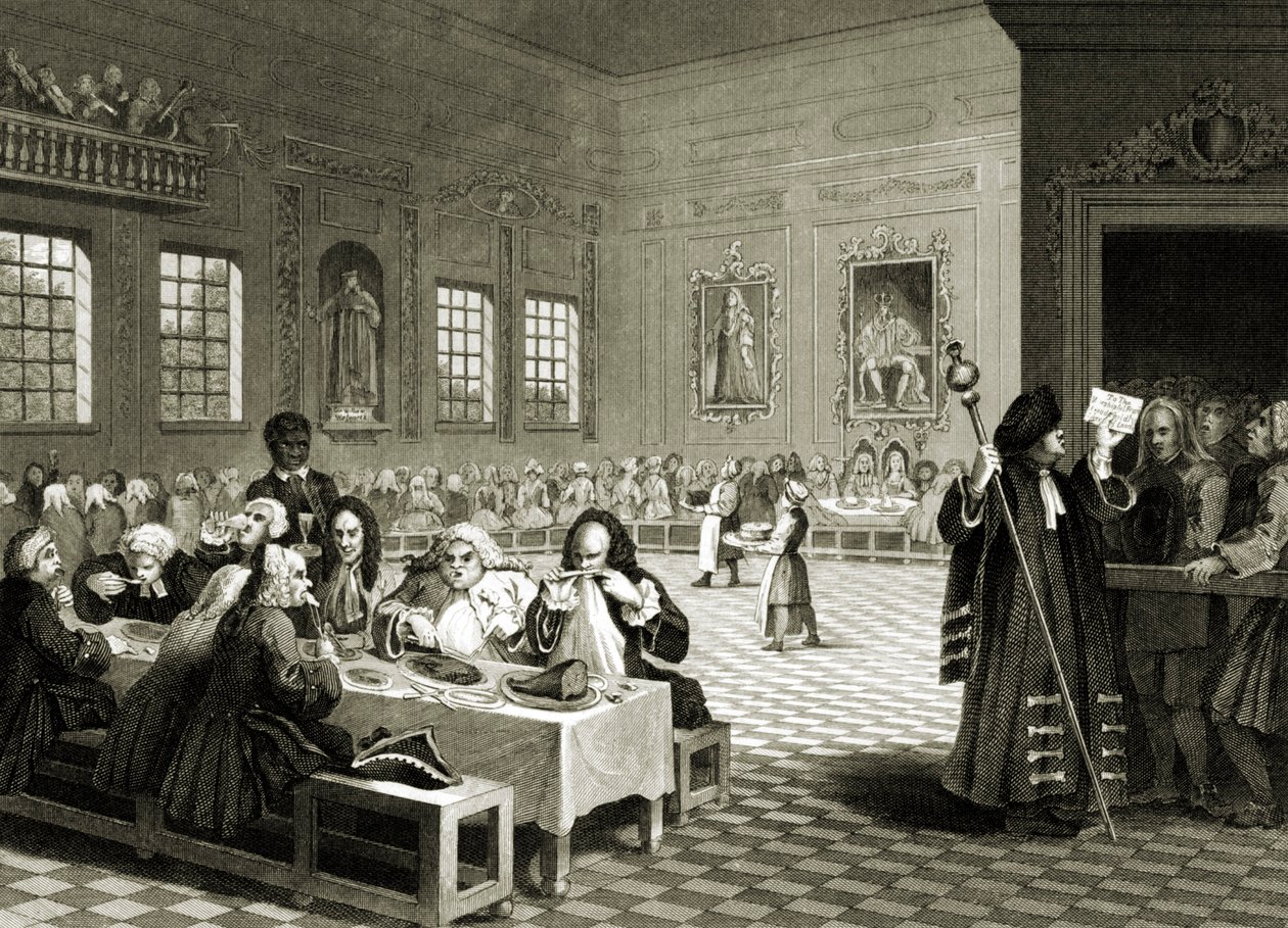 Goodchild i Guildhall - af William (after) Hogarth