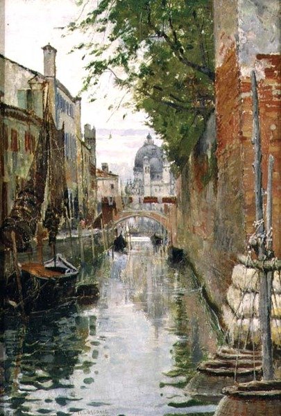 Santa Maria della Salute af William (after) Logsdail