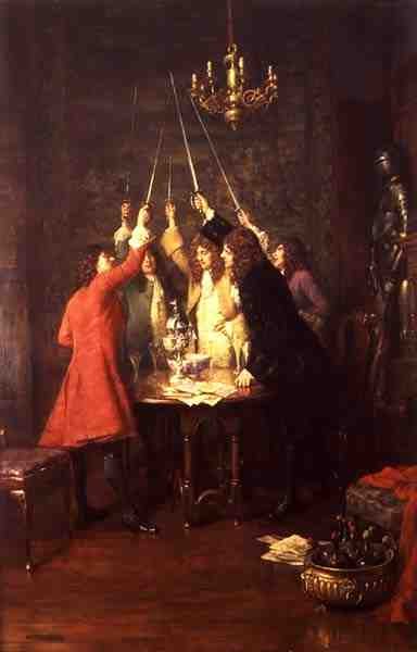 "Kongen" (olie på lærred) af William A. Breakspeare
