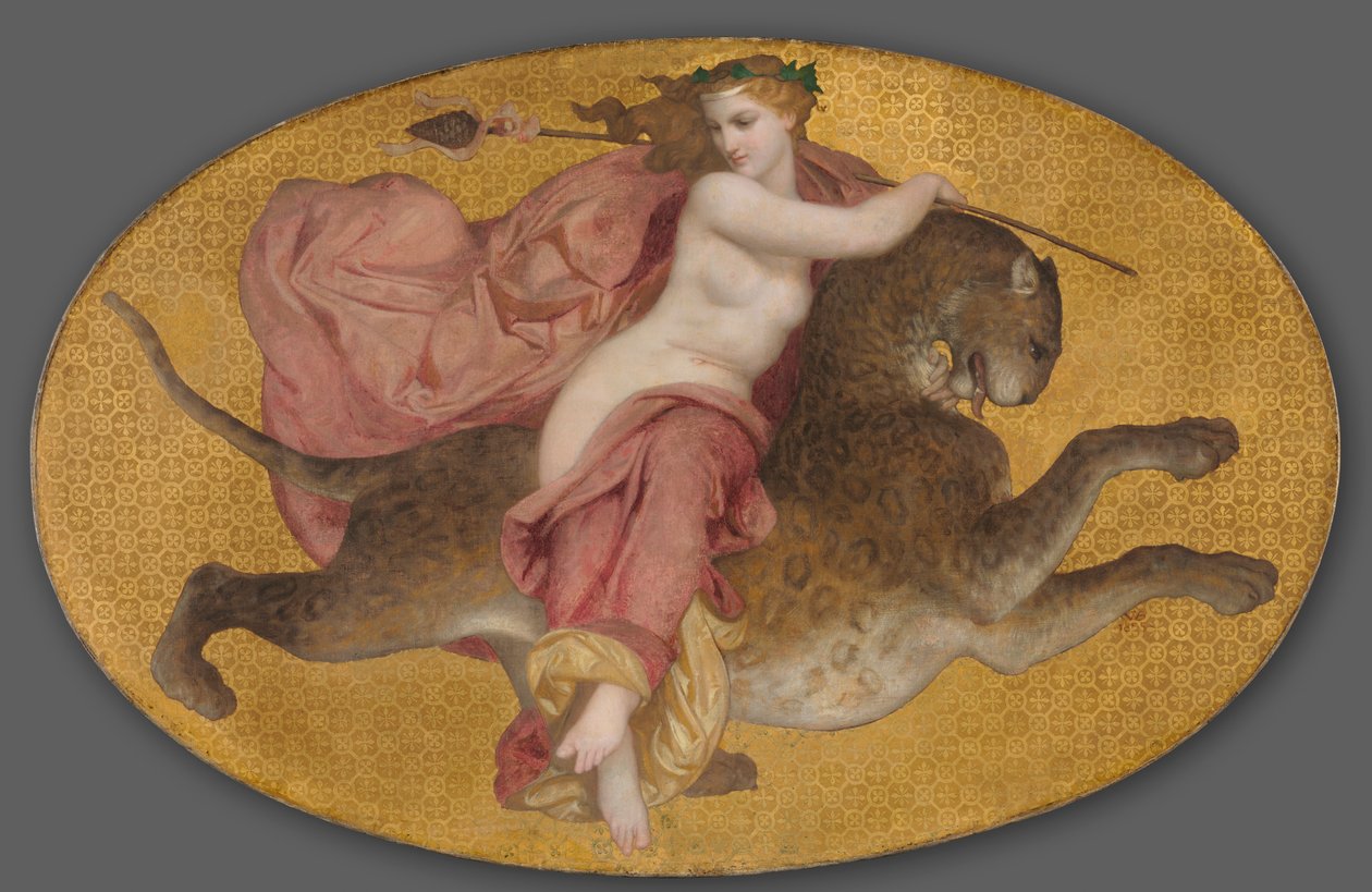Bacchante på en panter af William Adolphe Bouguereau