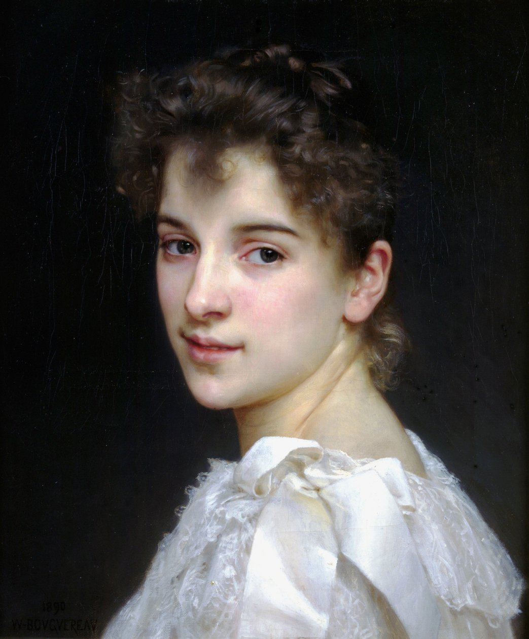 Gabrielle Cot af William Adolphe Bouguereau