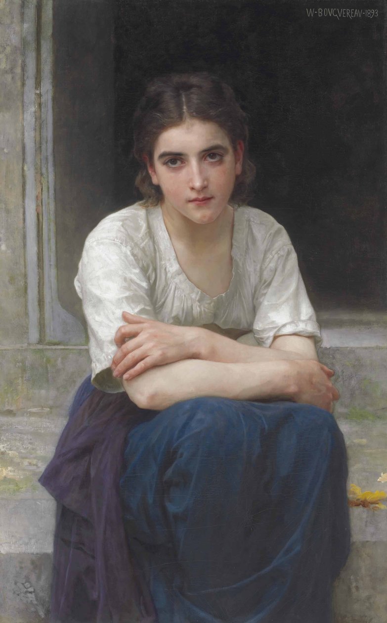 Drømmeri på tærsklen af William Adolphe Bouguereau
