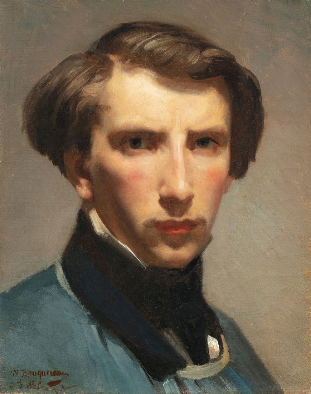 Selvportræt (olie på lærred) af William Adolphe Bouguereau