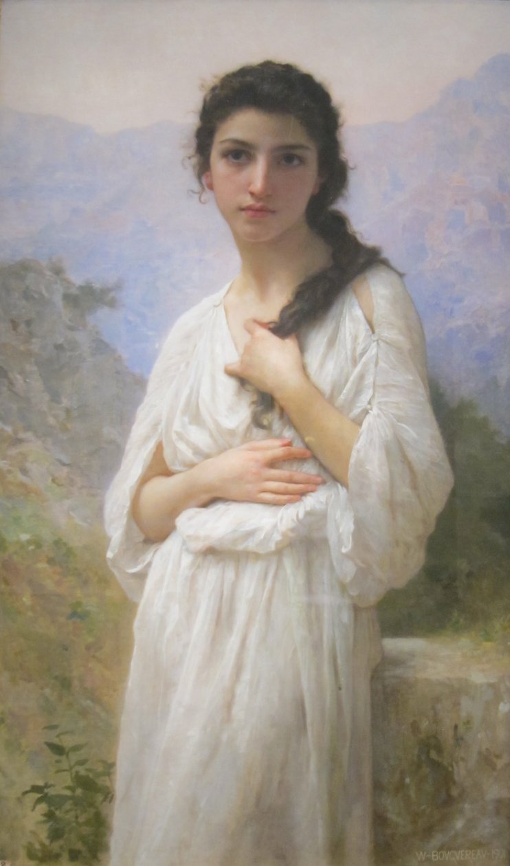Meditationen af William Adolphe Bouguereau
