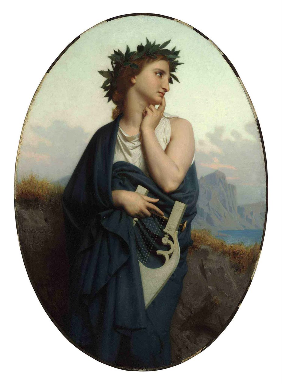 Musen (Philomèle) af William Adolphe Bouguereau