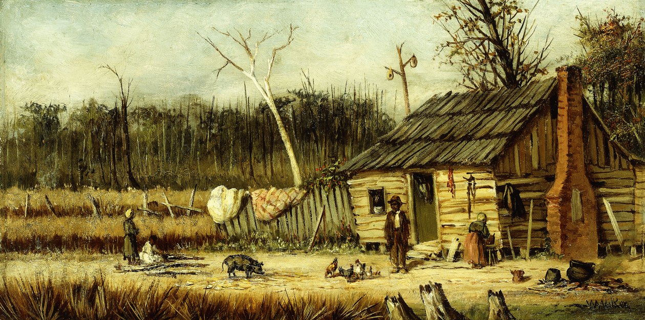 Hyttescene, af William Aiken Walker