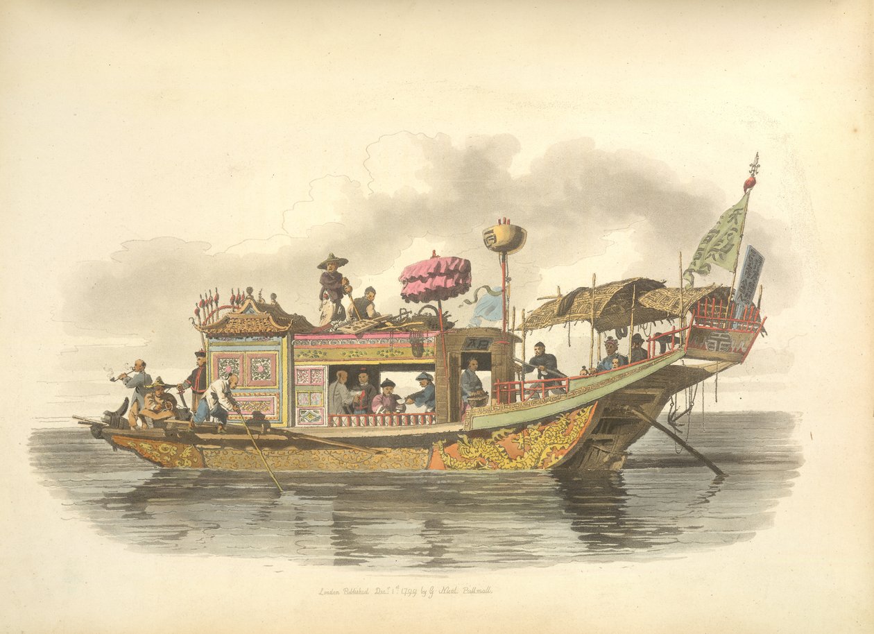 En mandarins rejsebåd af William Alexander