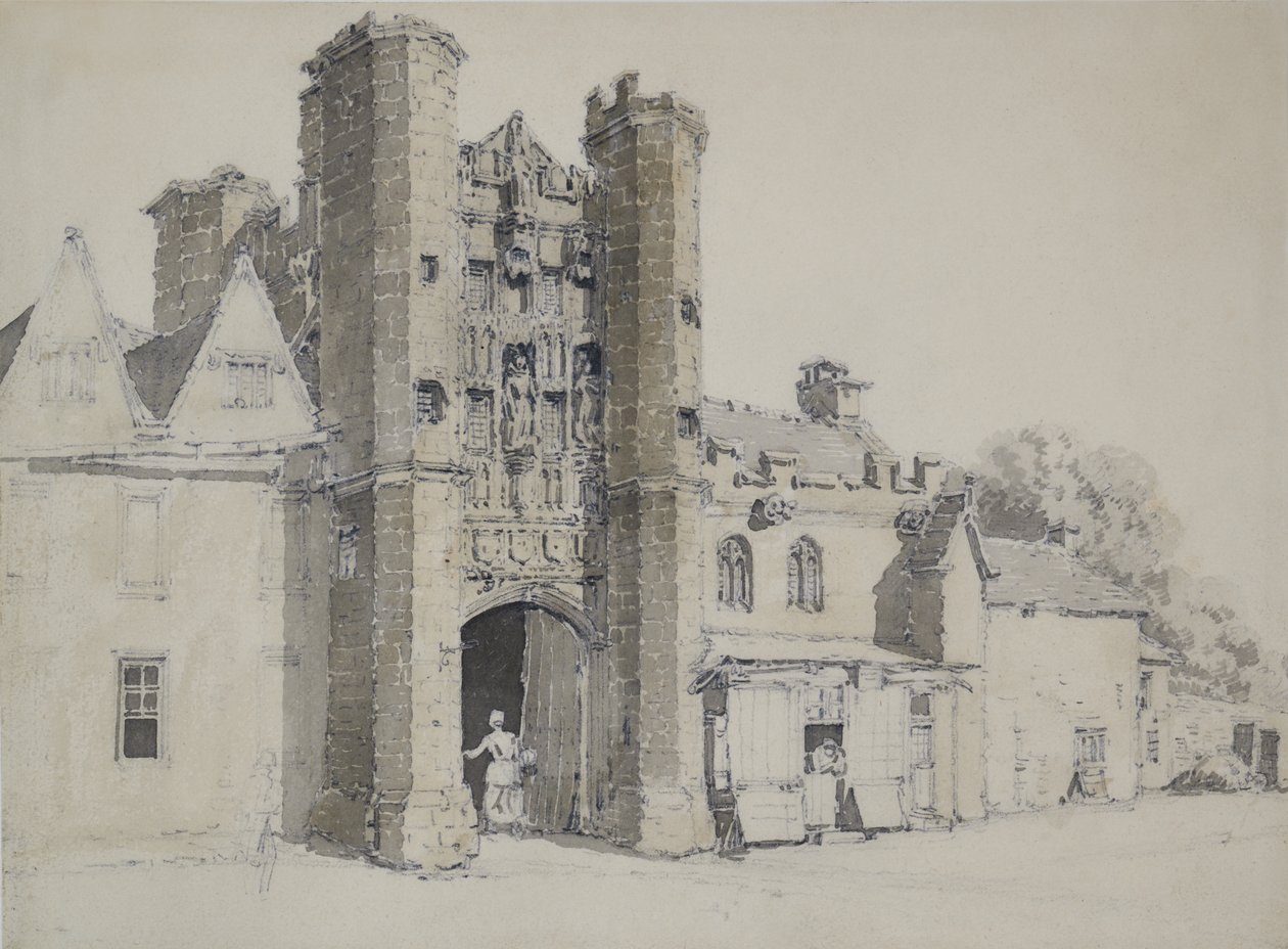 Bishops Palace, Wells Cathedral af William Alexander