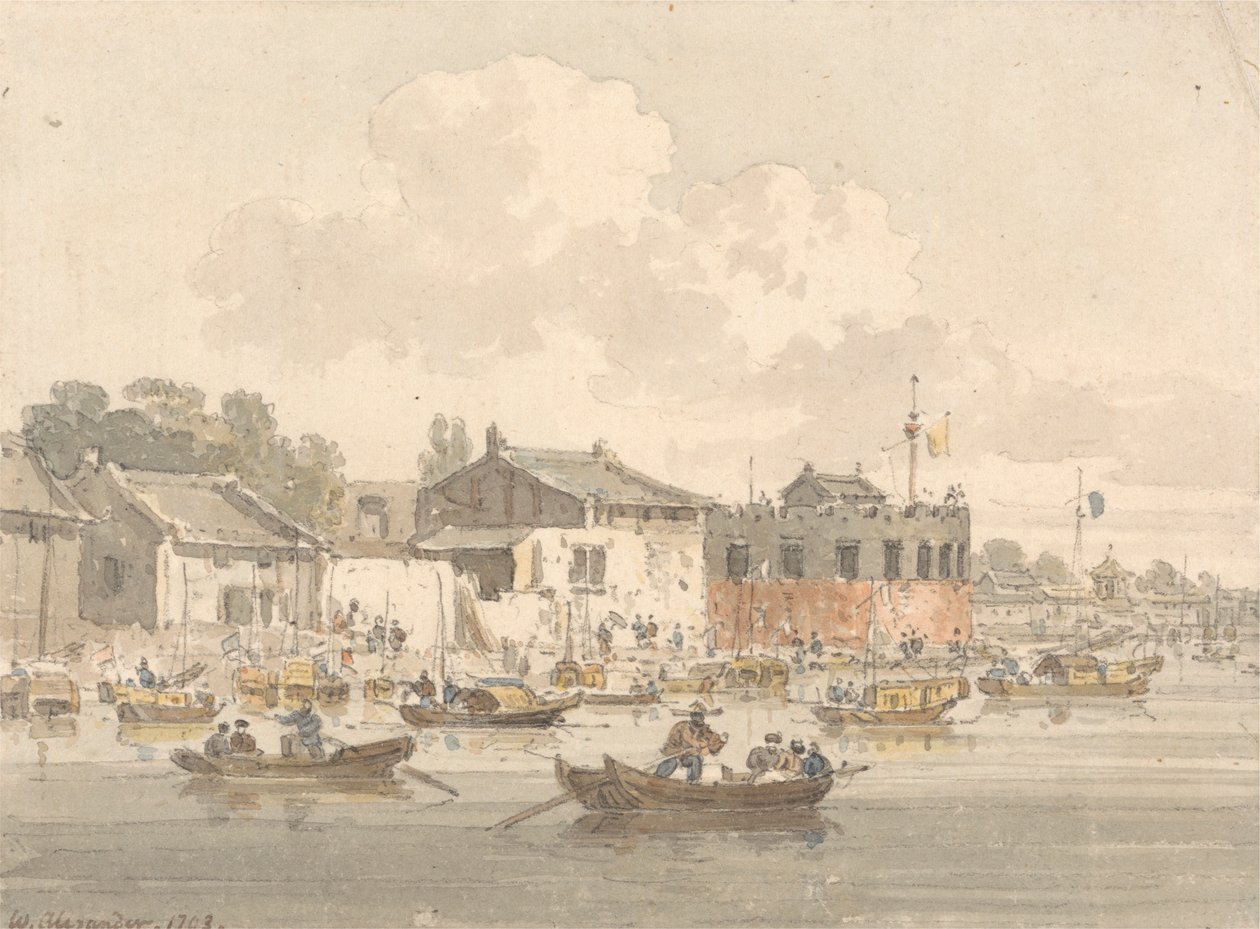 Fort overfor fabrikken, Canton af William Alexander