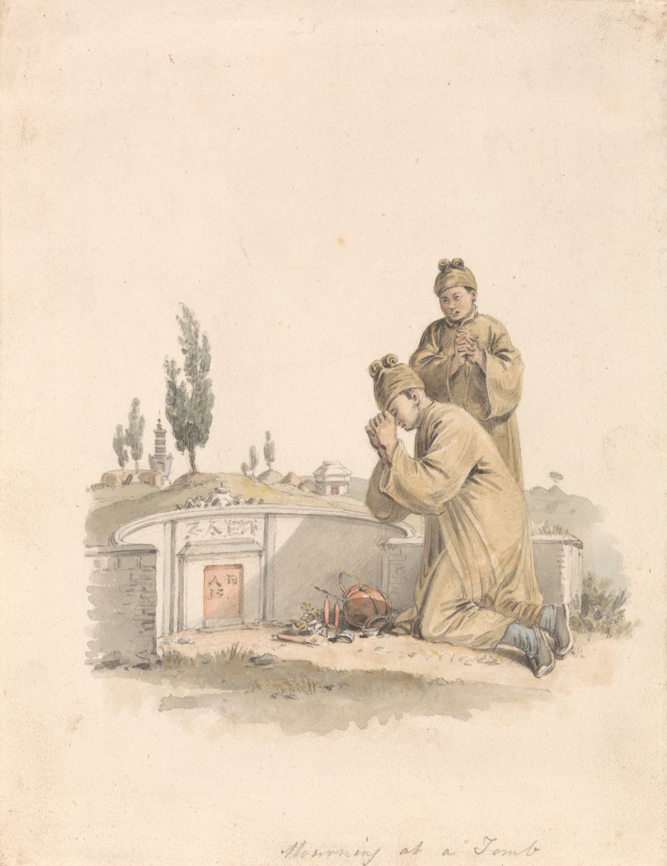 Sorg ved en grav af William Alexander