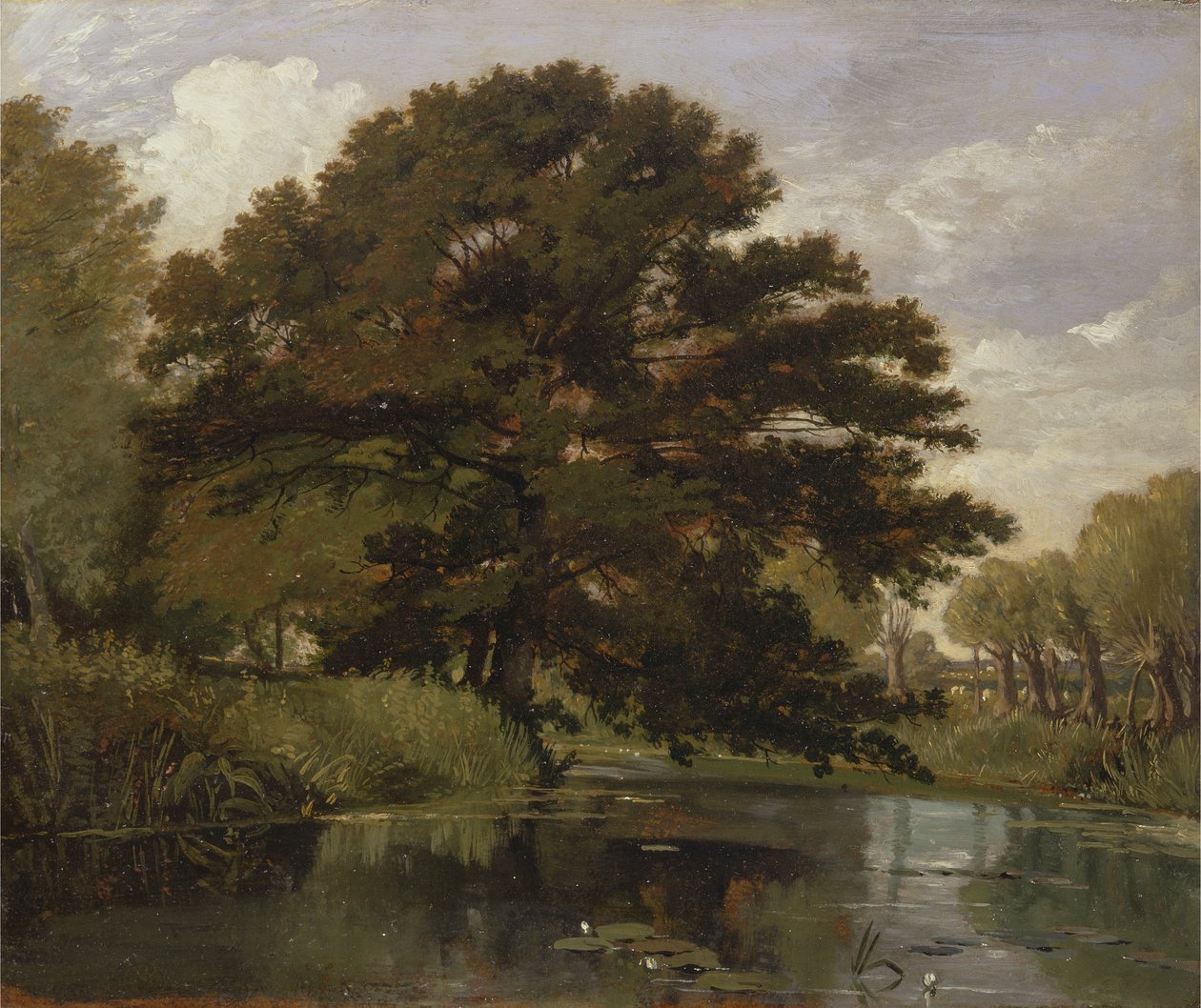 På Isis, Waterperry, Oxfordshire af William Alfred Delamotte