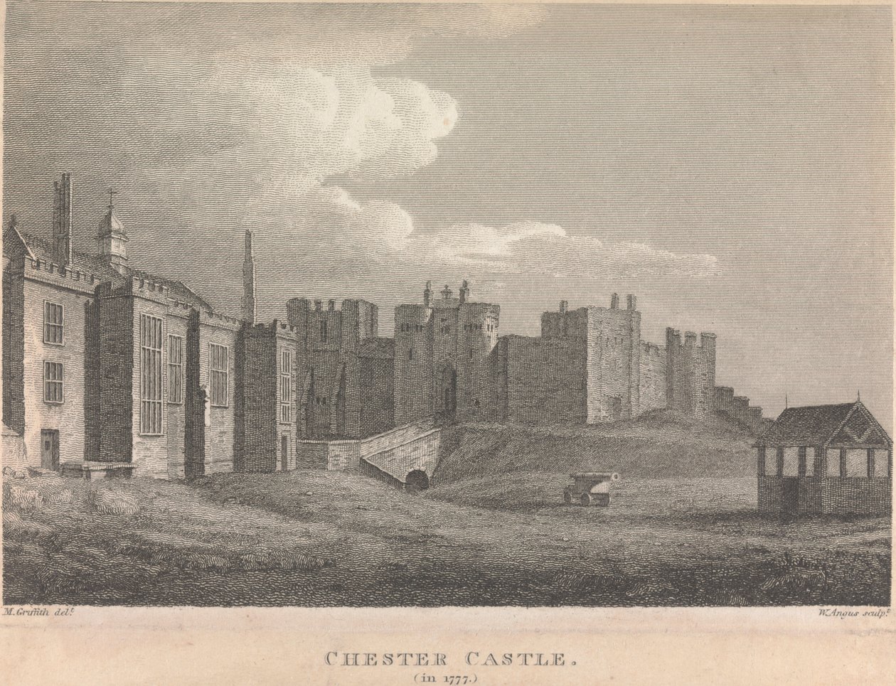 Chester Castle; side 63 (bind 1) af William Angus