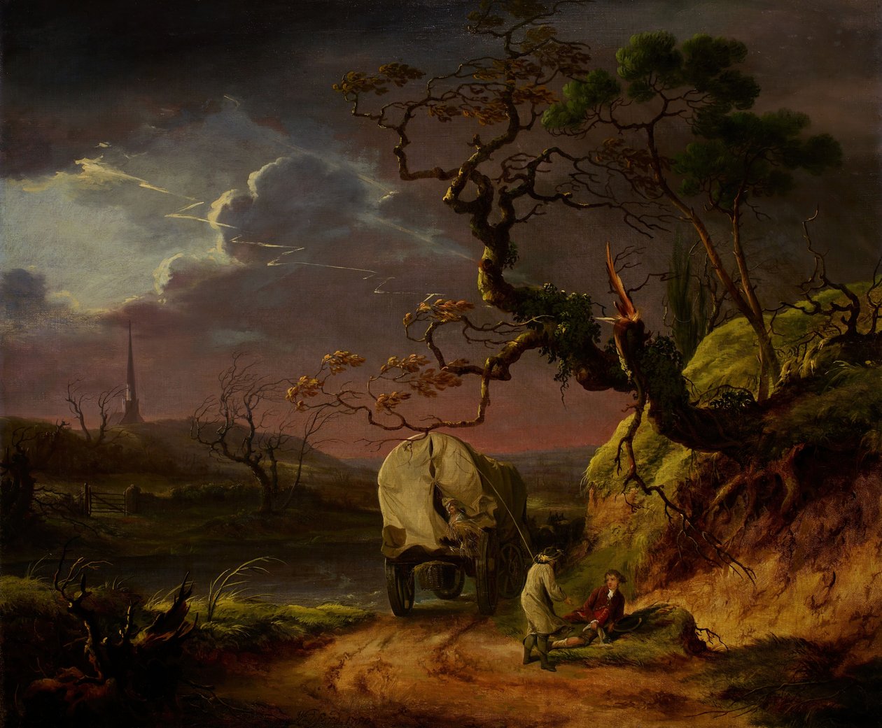 Tordenvejret, 1780. af William Ashford