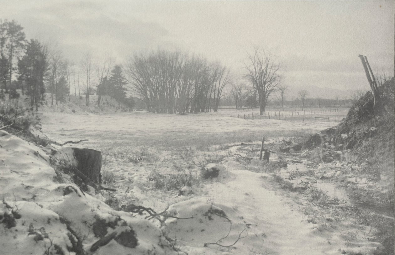 Uden titel Vinterlandskab, ca. 1900. af William B. Post