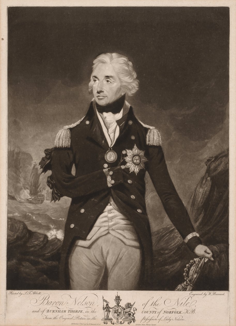 Horatio Nelson. af William Barnard
