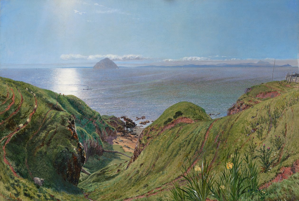 Ailsa Craig af William Bell Scott