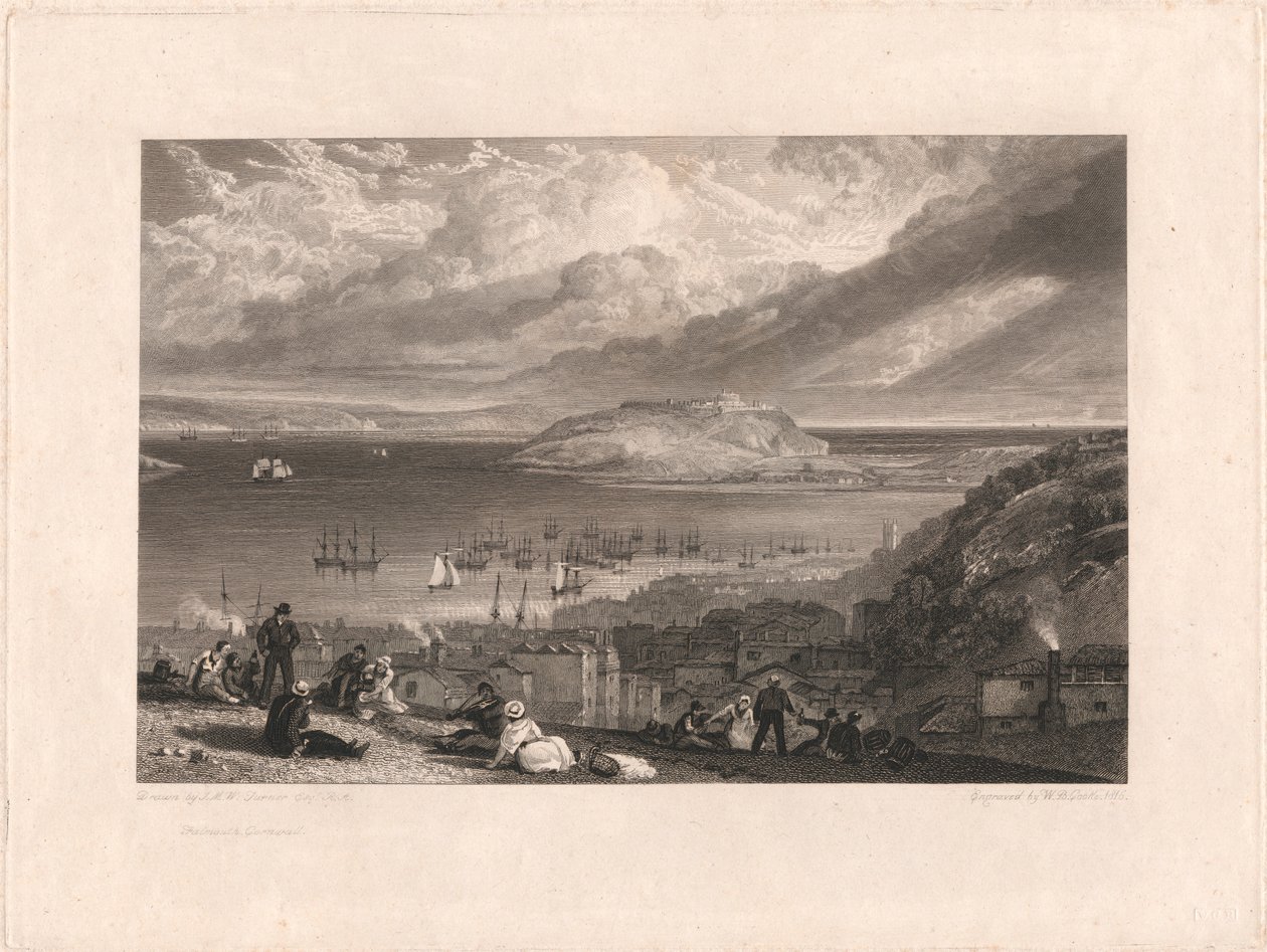 Falmouth, Cornwall af William Bernard Cooke