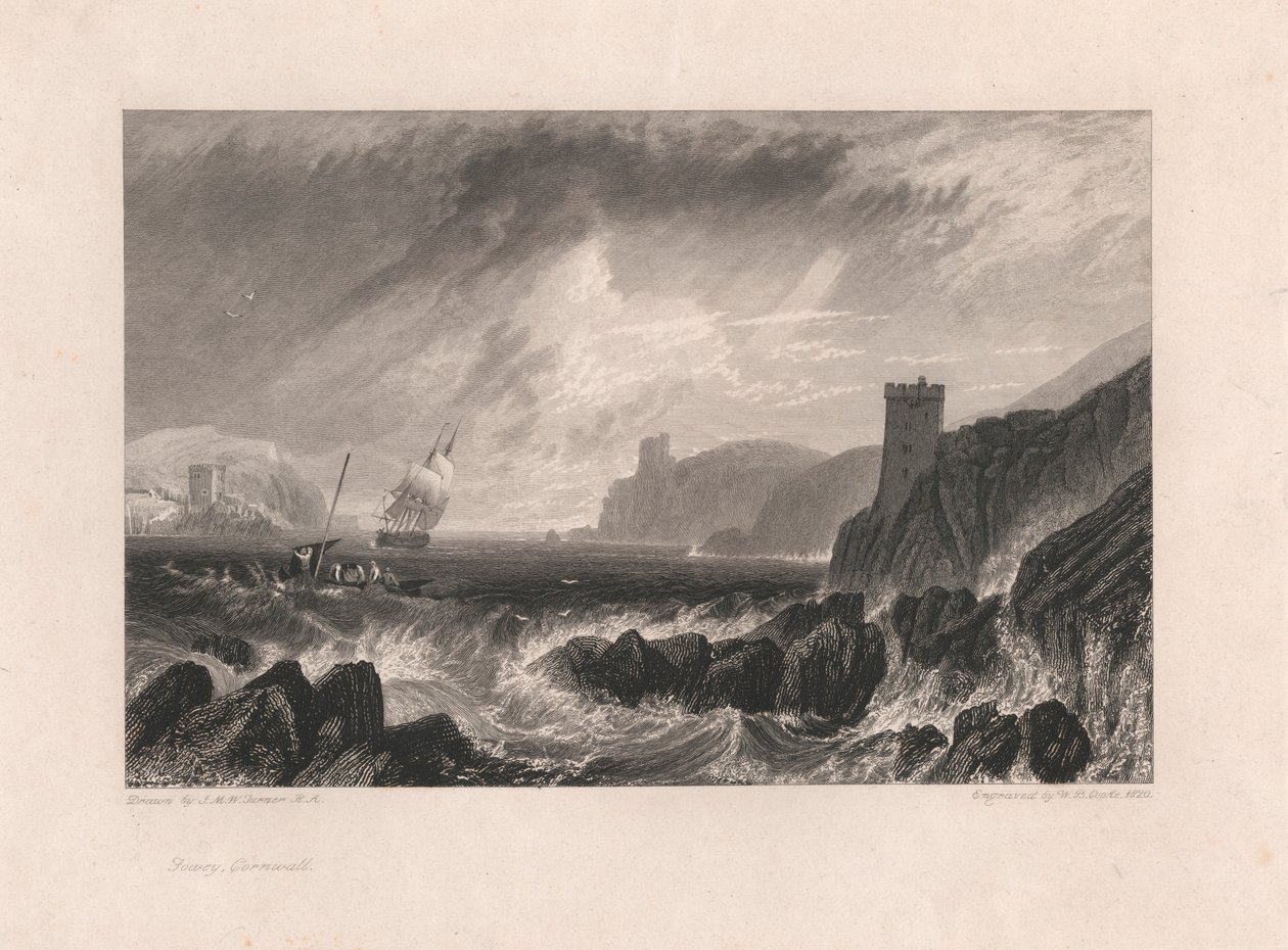Fowey, Cornwall af William Bernard Cooke