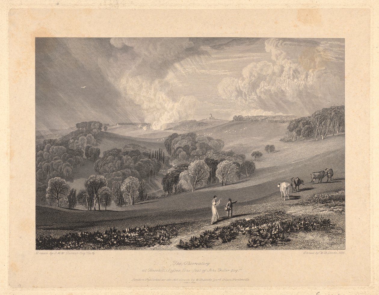 Observatoriet i Rosehill, Sussex af William Bernard Cooke