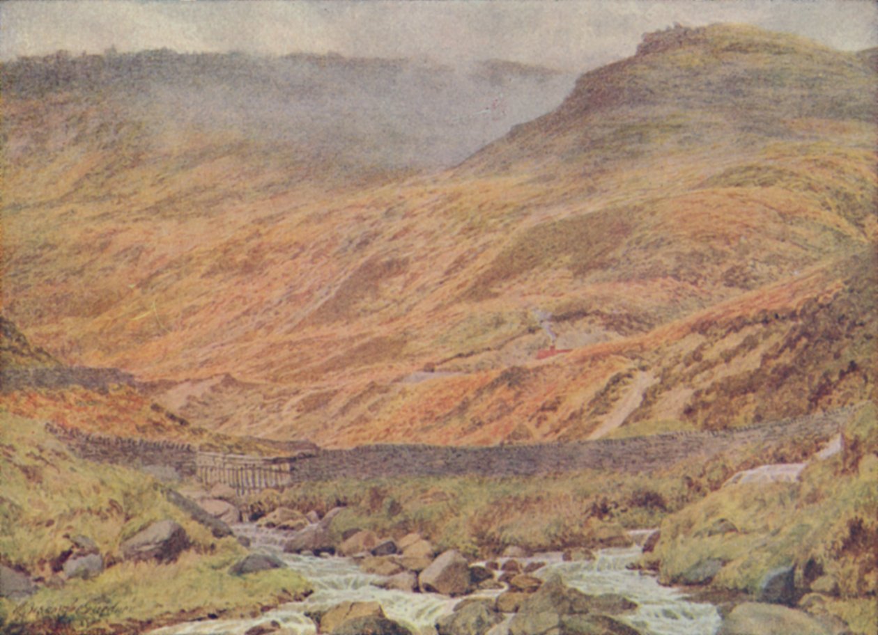 A View in the Pennines, 1910 af William Biscombe Gardner