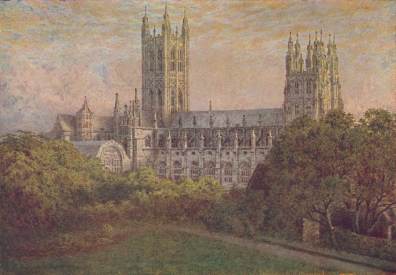 Canterbury Cathedral, 1910 af William Biscombe Gardner