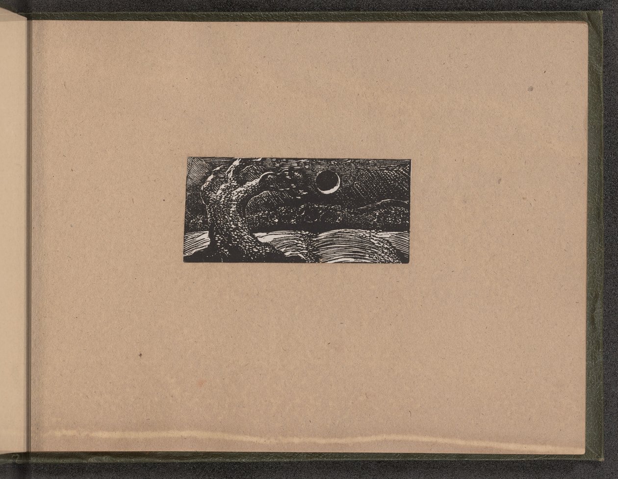 Sprængt træ og flade afgrøder, 1821. af William Blake