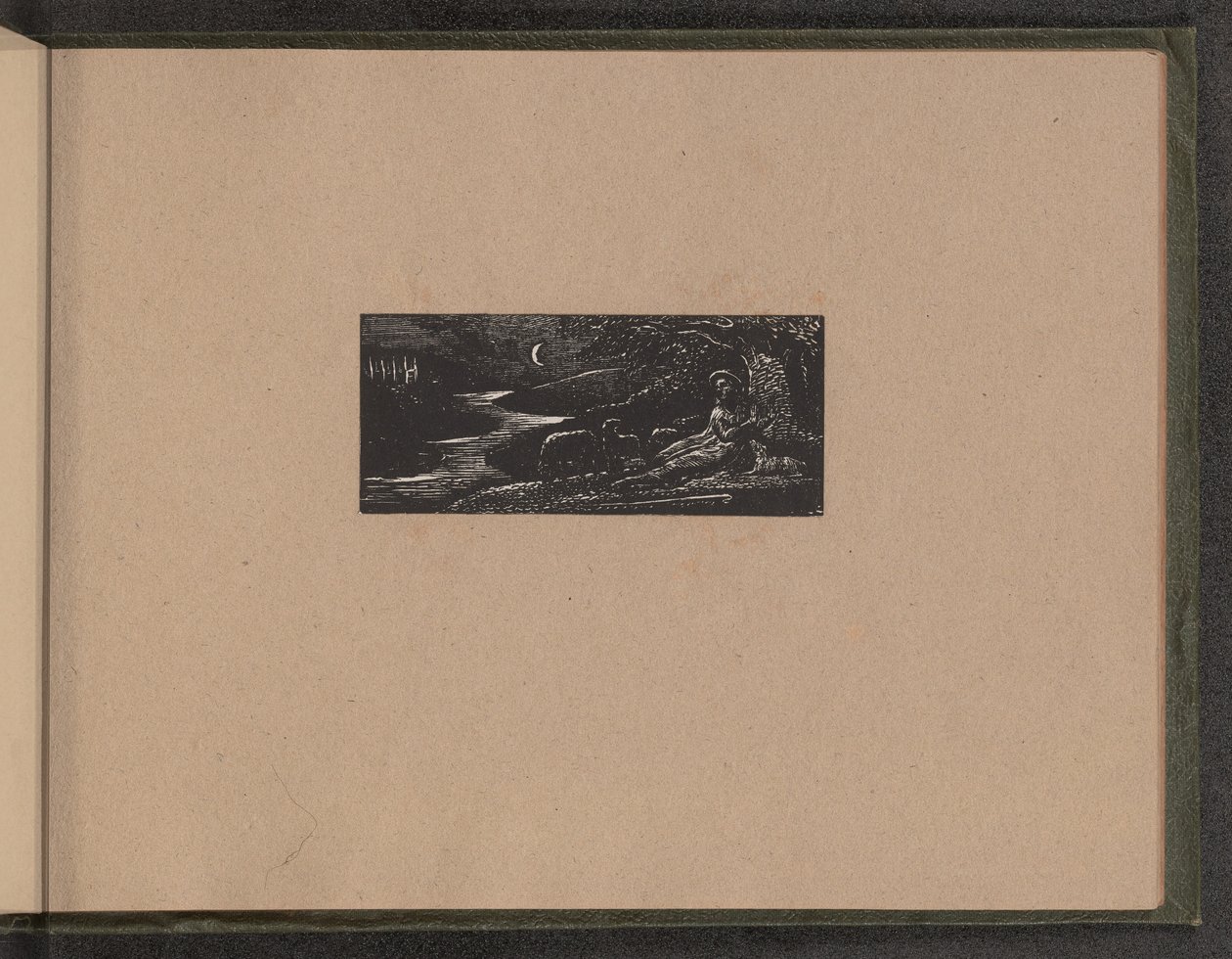 Colinet hviler om natten af William Blake