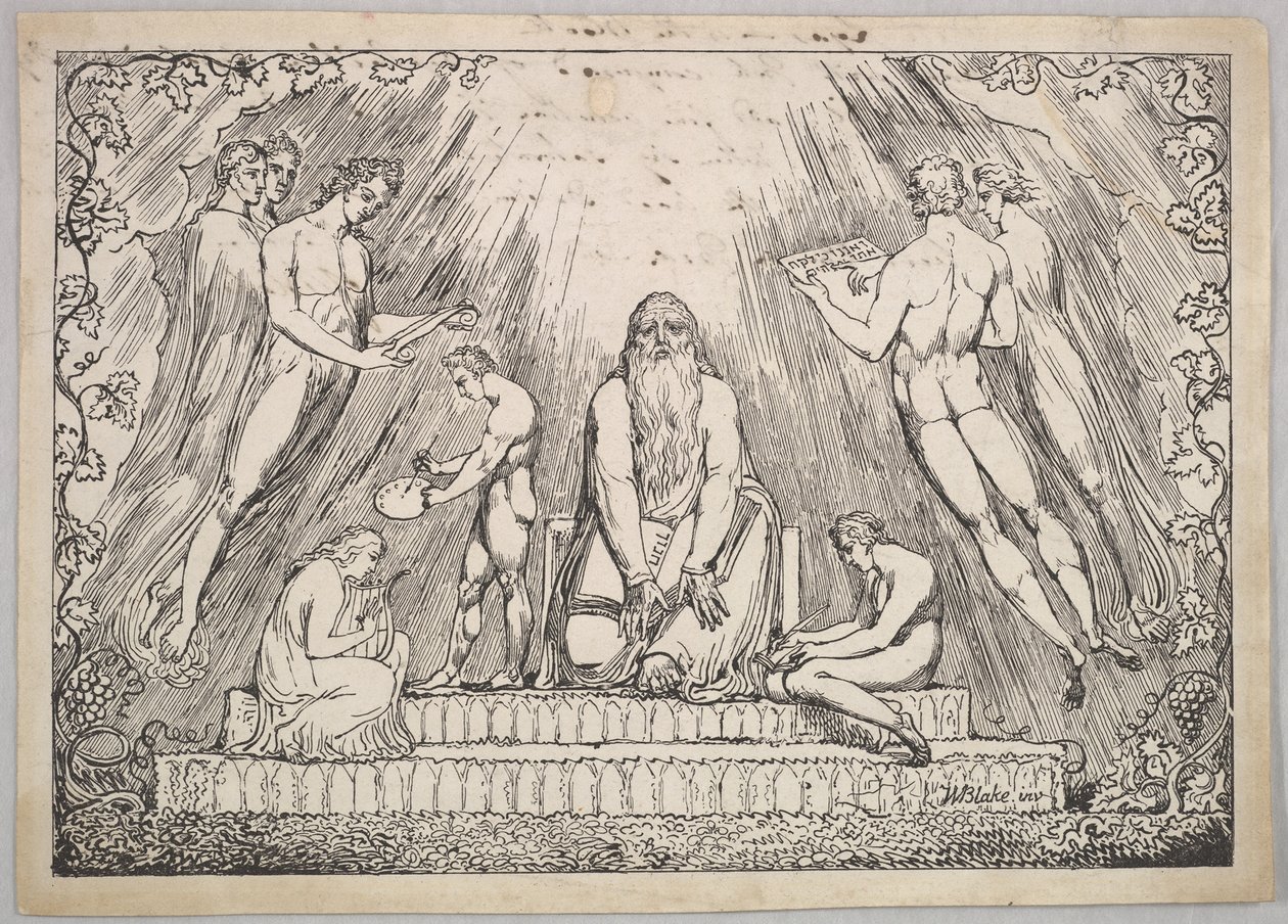 Enoch, 1806-7. af William Blake