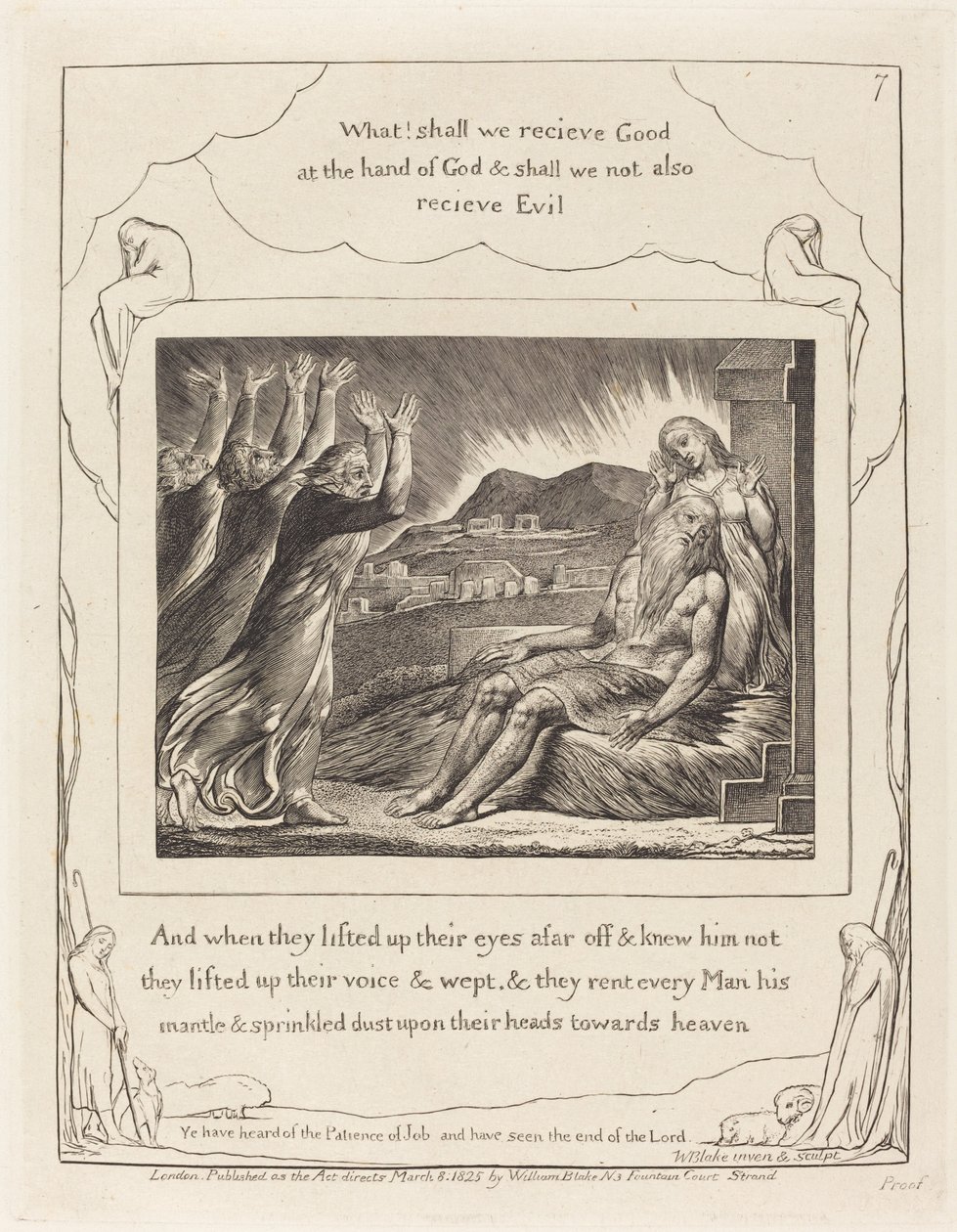 Jobs trøster af William Blake