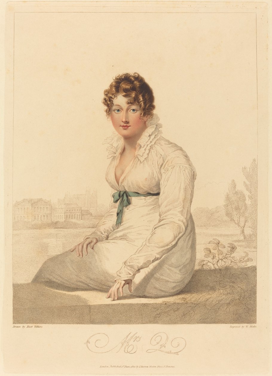 Fru Q., 1820. af William Blake