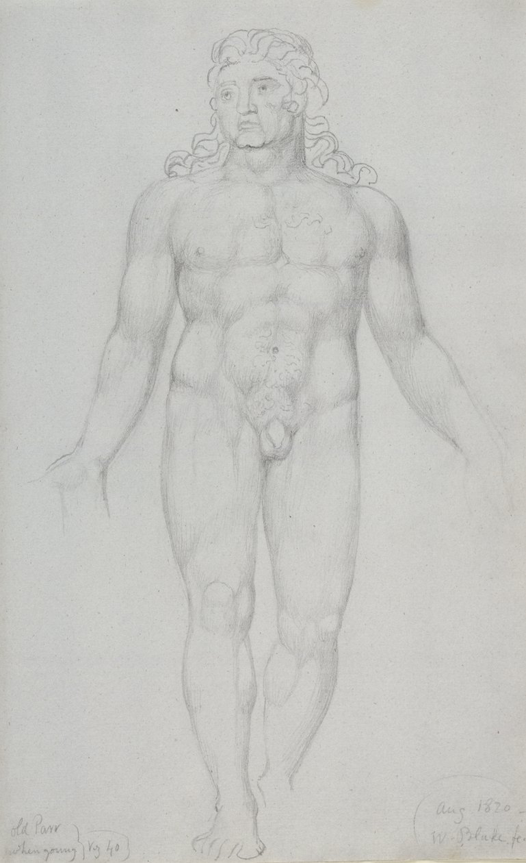 Old Parr When Young, 1820 af William Blake