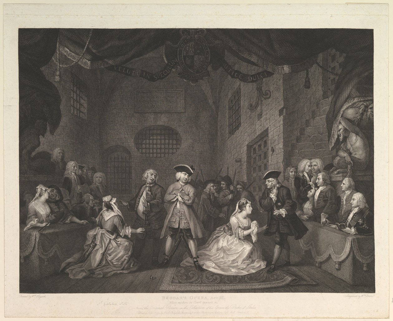 The Beggars Opera, Act III, 1790. af William Blake