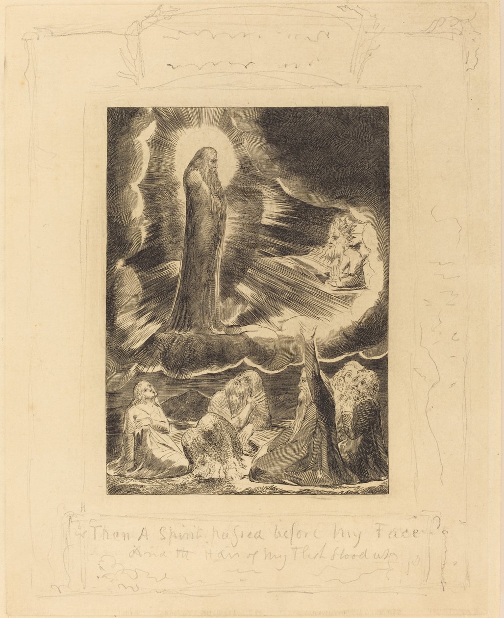 Synet af Elifaz, af William Blake