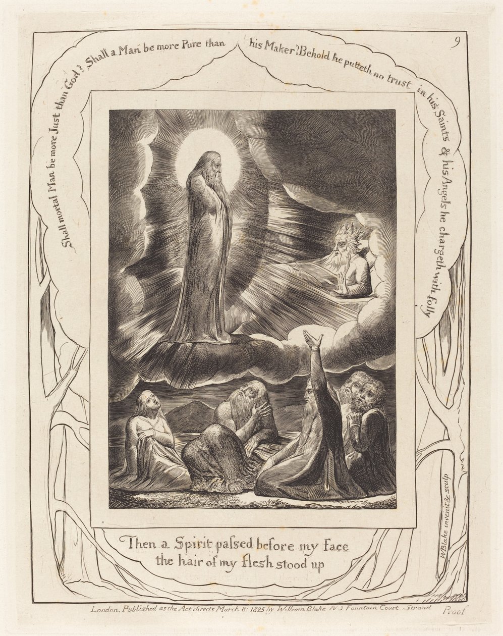Synet af Elifaz, af William Blake