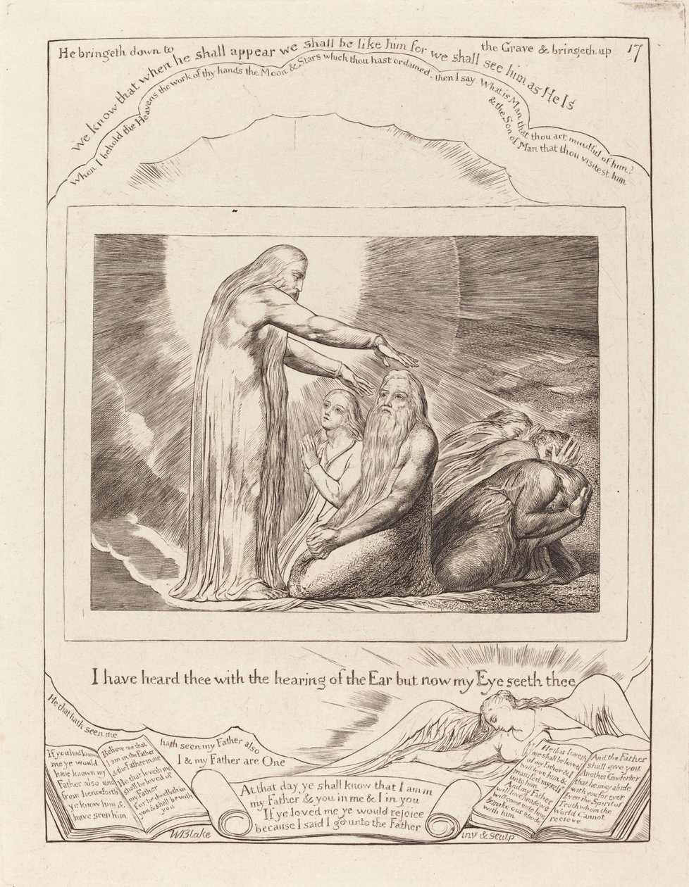 Guds syn, 1825. af William Blake