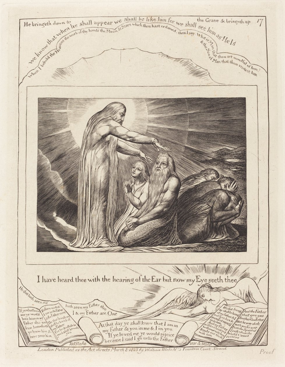 Guds syn, 1825. af William Blake