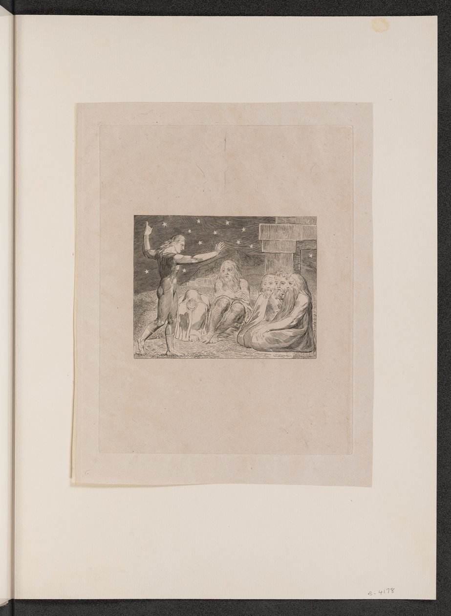 Elihus vrede af William Blake
