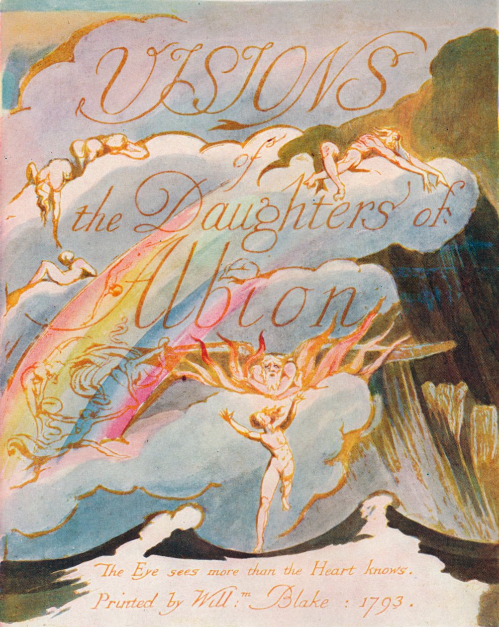 Visions of the Daughters of Albion, 1793 af William Blake