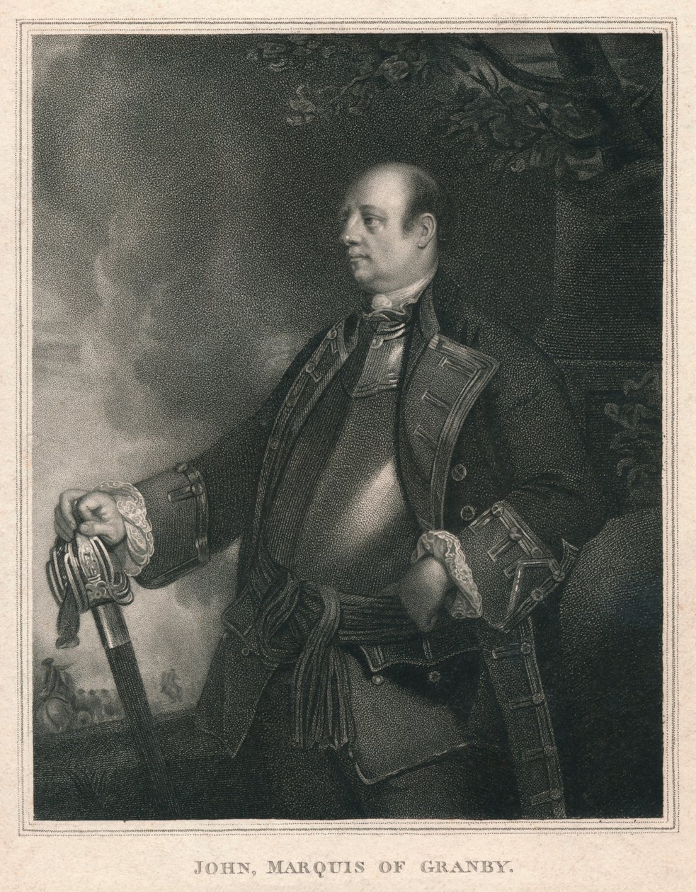 John, markis af Granby, c1758-1760, 1810. af William Bond