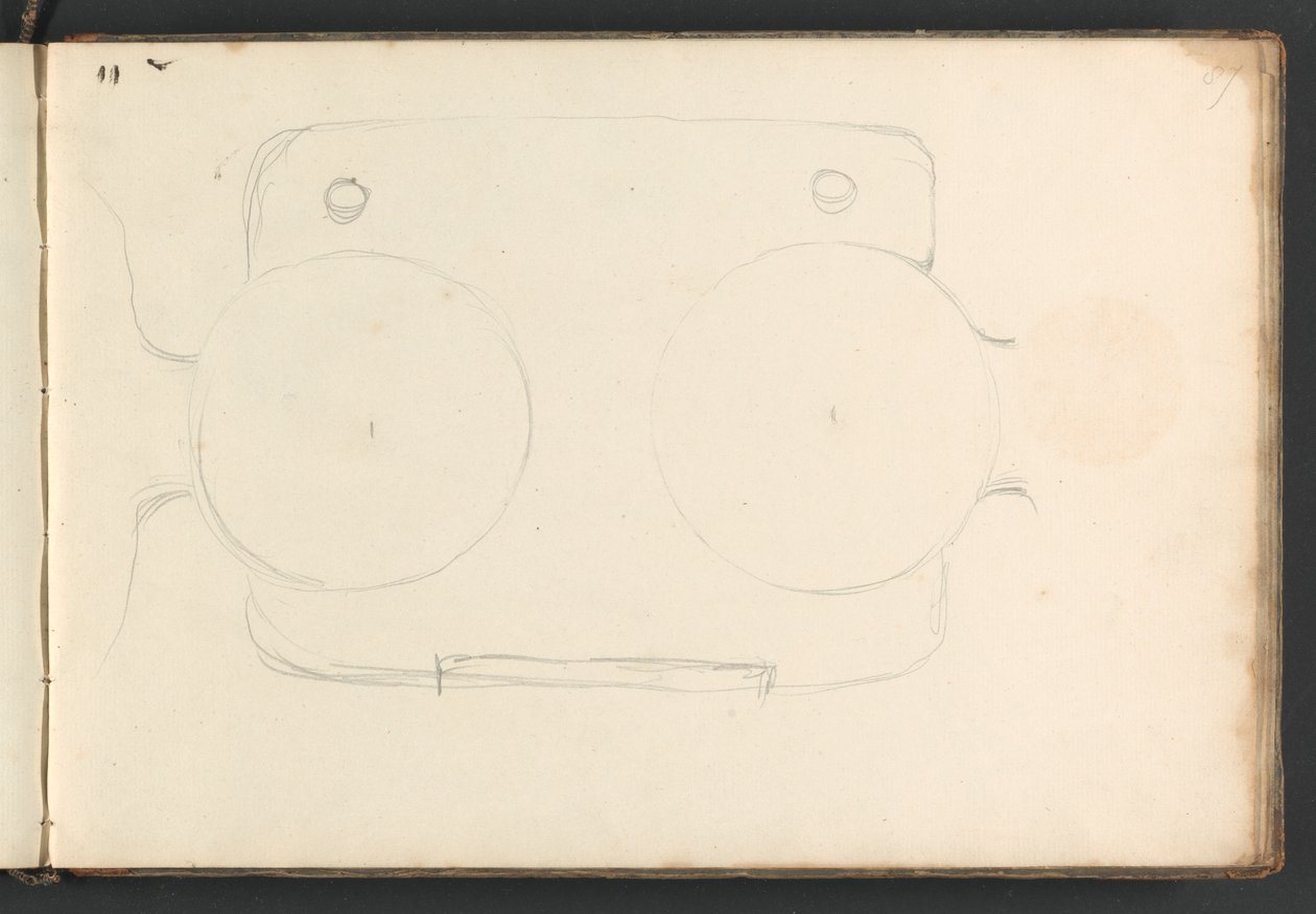 Skitse af en ukendt enhed af William Brockedon