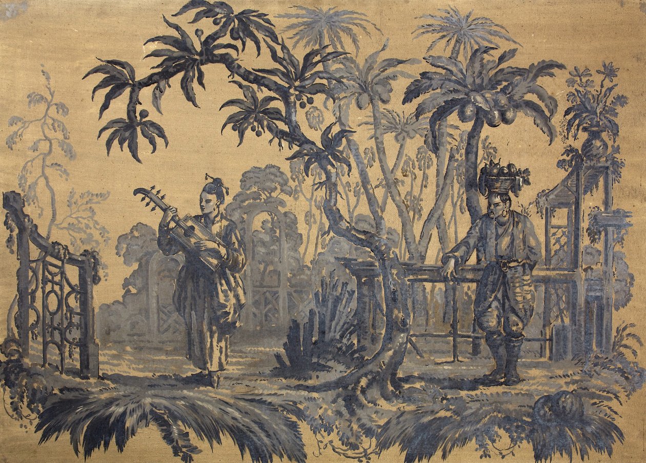 Chinoiserie (olie på lærred) af William Bruce Ellis Ranken