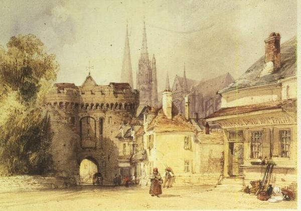 Guillaume-porten, Chartres af William Callow