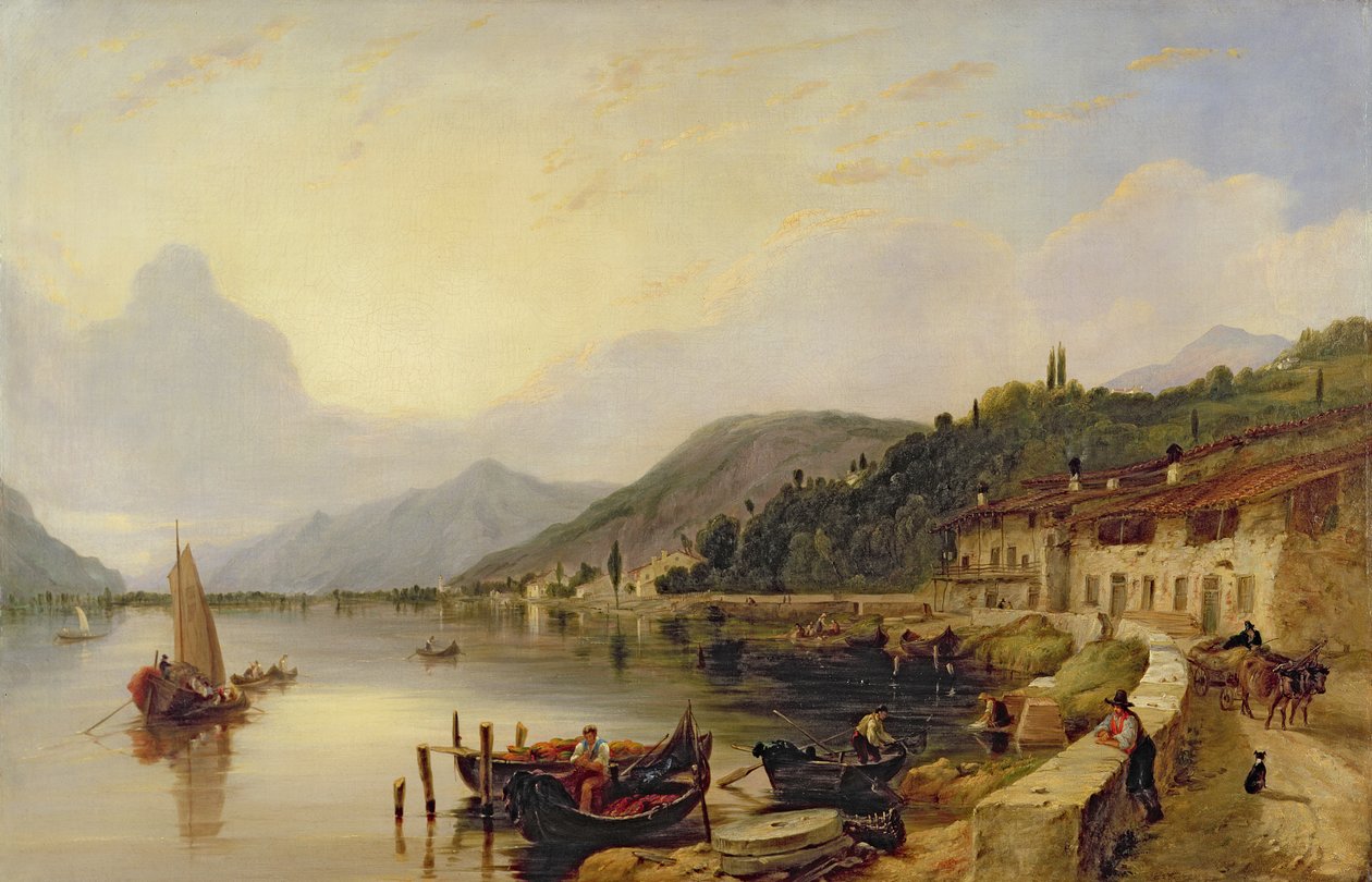 Iseosøen, Italien af Clarkson Frederick Stanfield