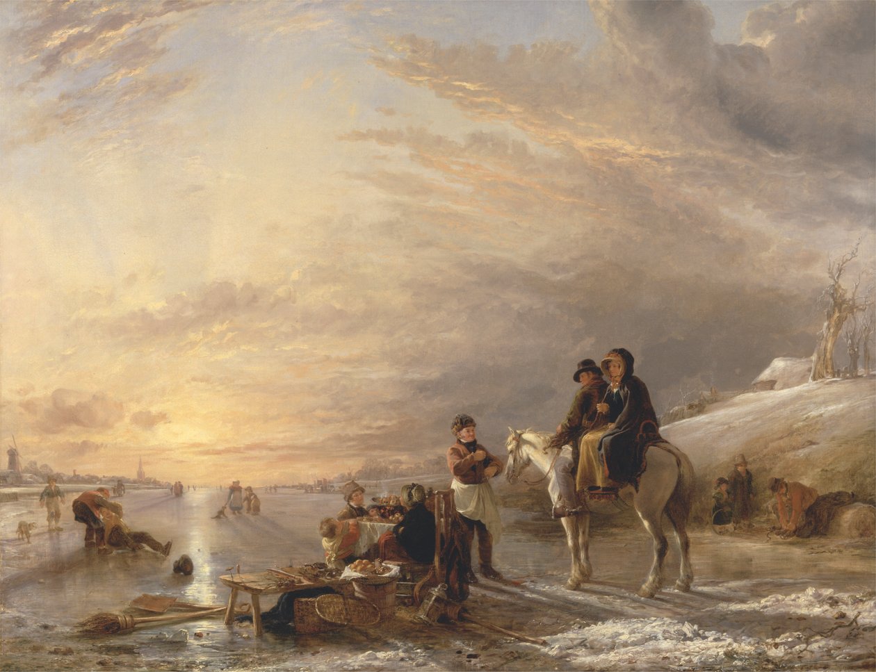 Frost Scene af William Collins