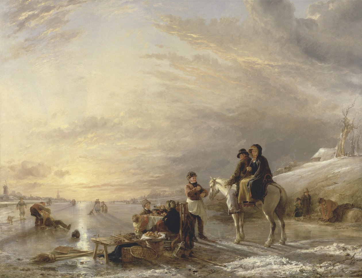 Frost Scene af William Collins